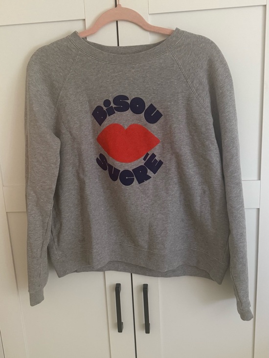 Sezane Sweaters - Sezane Marled Gray sweatshirt Size Medium